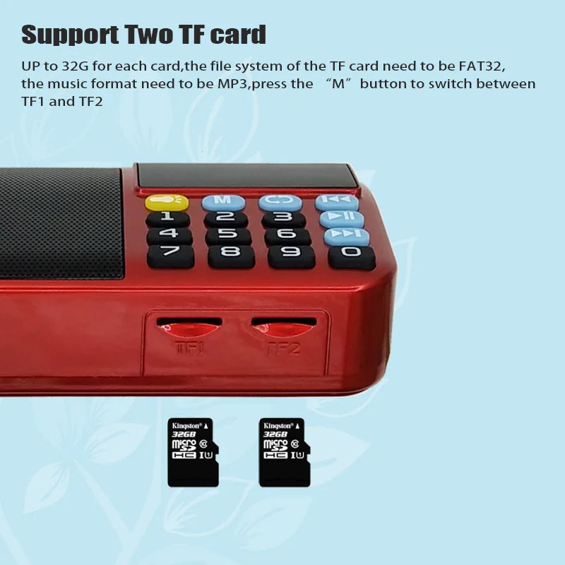 C 803 Portable Bluetooth Speaker FM Radio