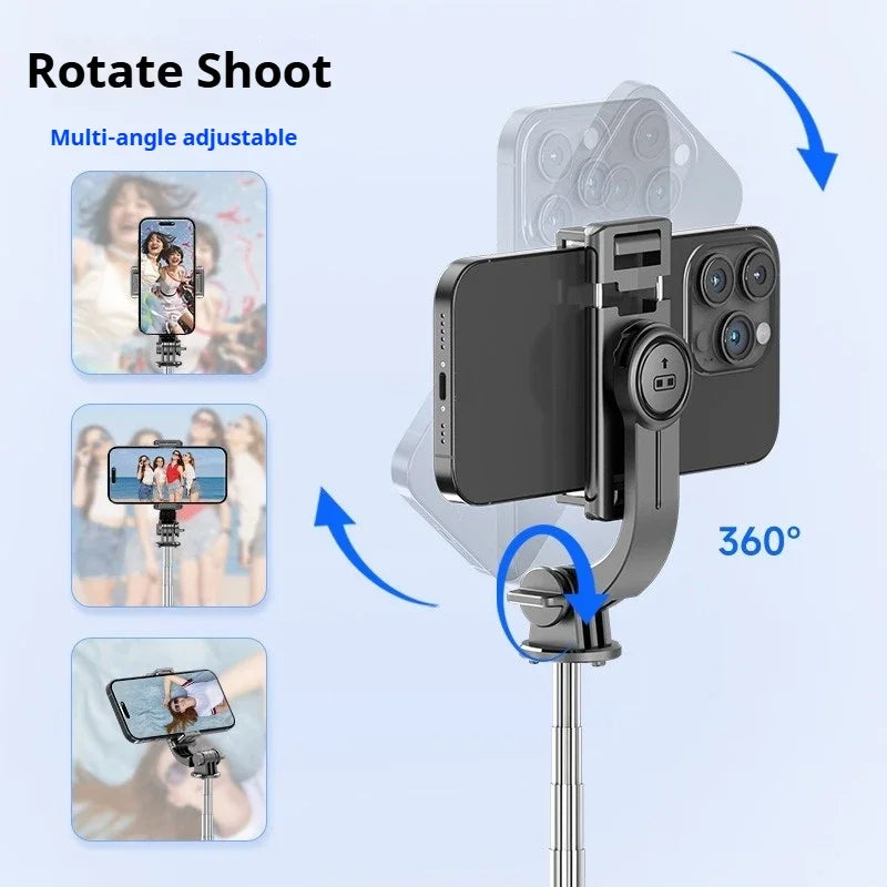 Portable Mini Selfie Stick Tripod  Bluetooth Remote For Live Broadcast