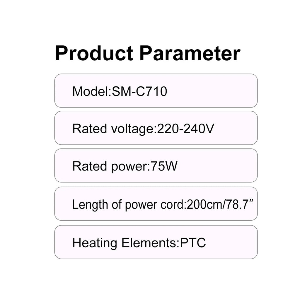 Hatteker Home Use Electric Curling Comb Long Short