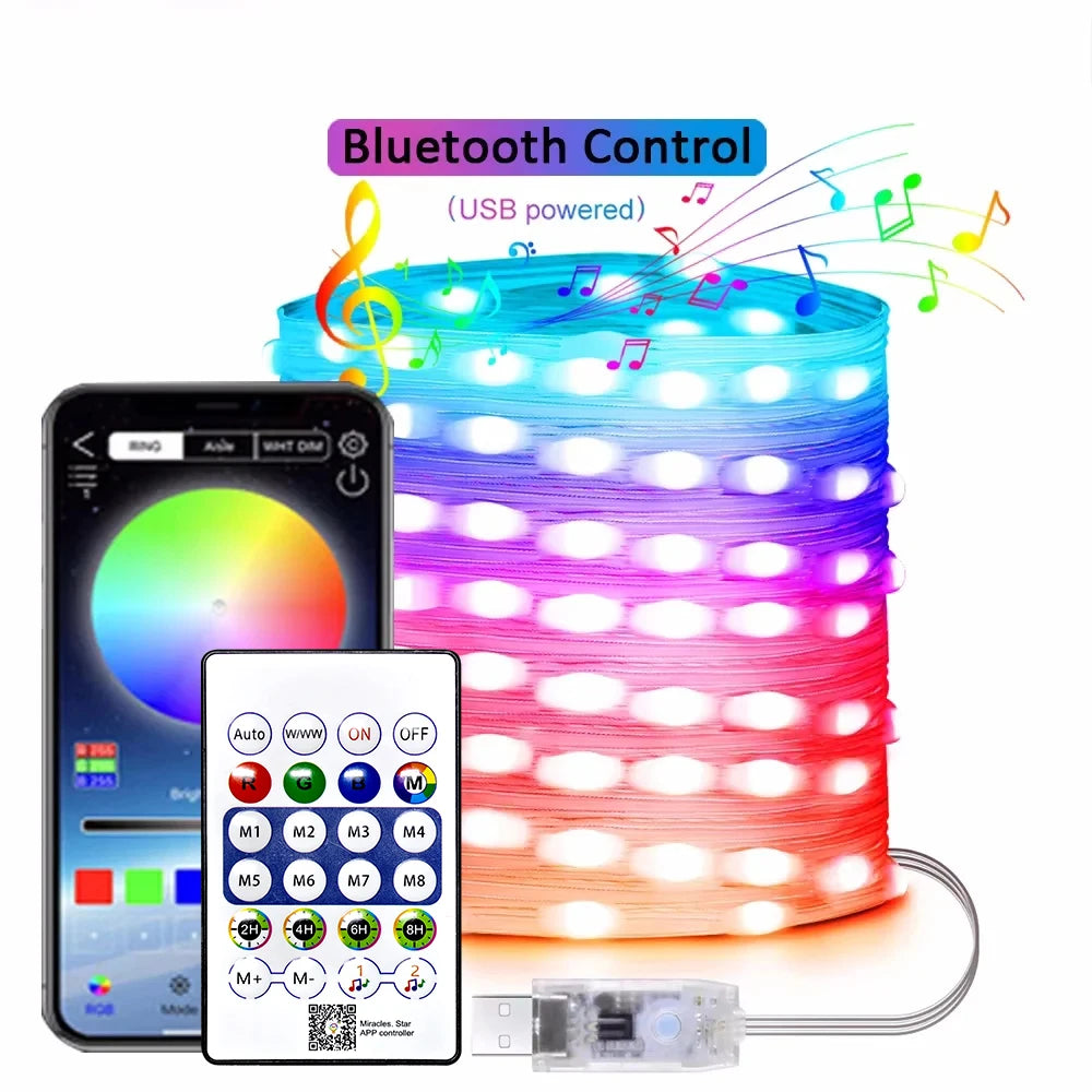 String LED Bluetooth Fairy Lights Dreamcolor RGBIC