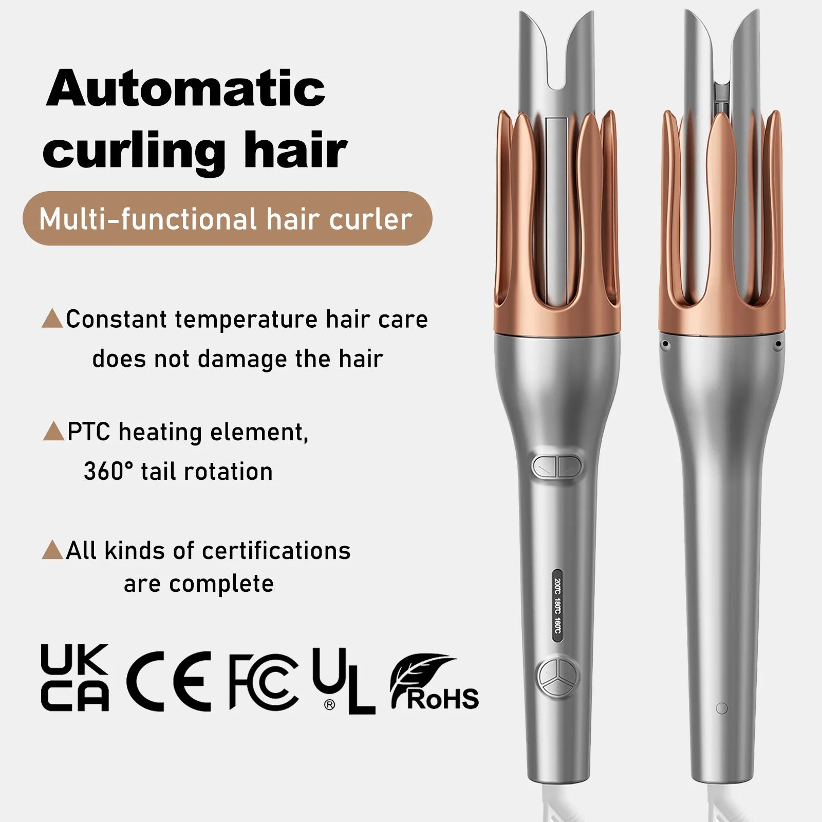 Electric Automatic Hair Curler 32mm Rotating Ceramic