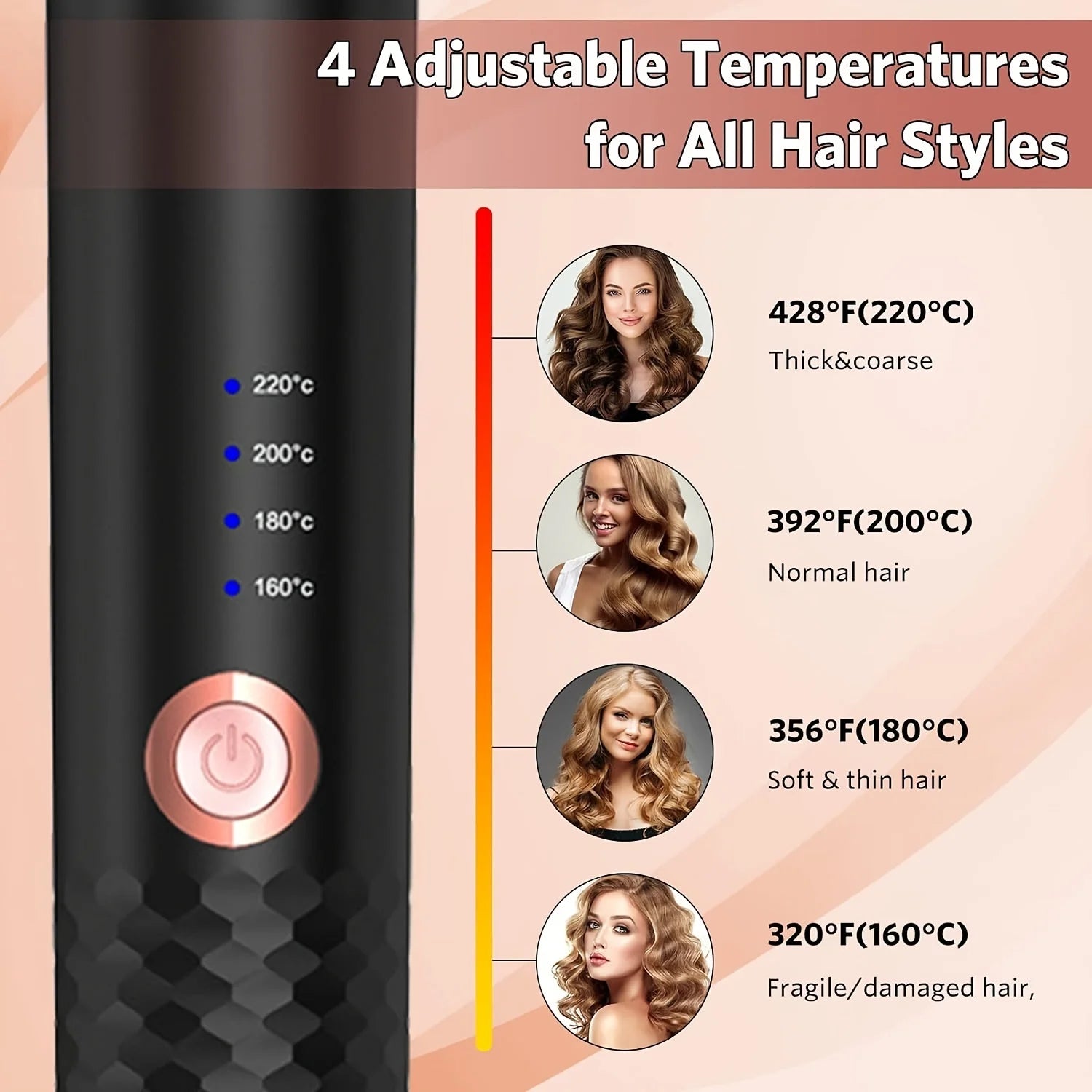 Automatic Hair Curler Auto Hair Curling Iron Ceramic Rotating