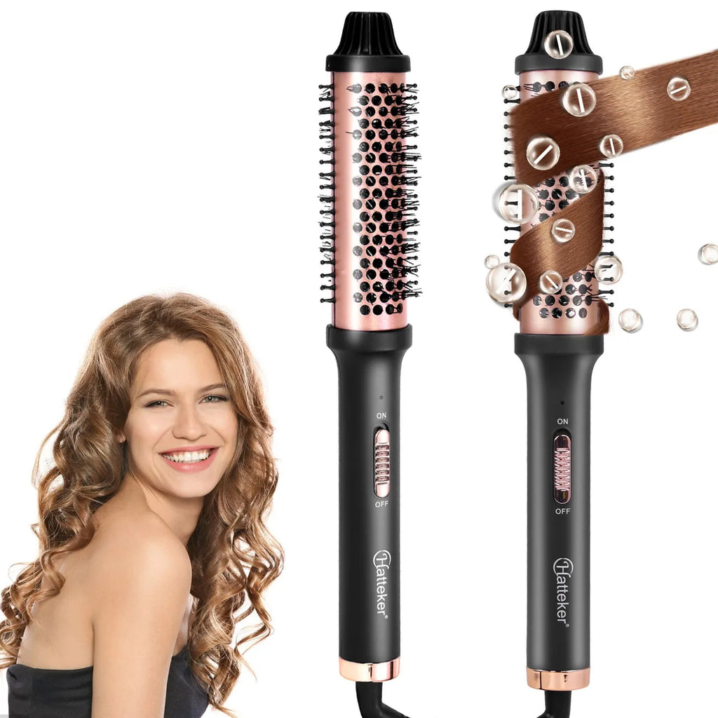 Hatteker Home Use Electric Curling Comb Long Short