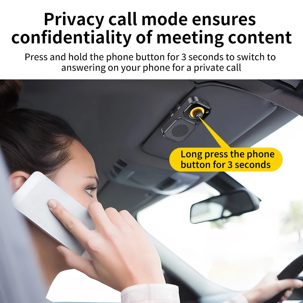 Car Bluetooth 5.4 Speaker Car Phone HandsFree Wireless Bluetooth