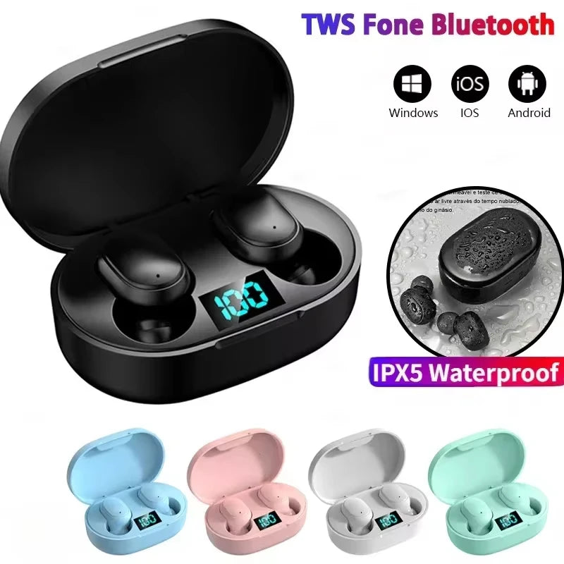 E6S Wireless Bluetooth Earphones TWS Bluetooth