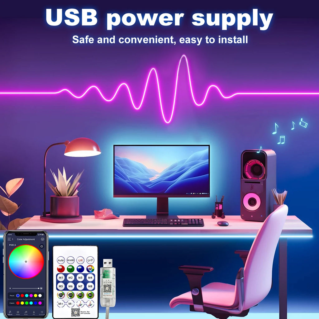 5V RGB Neon Strip Light