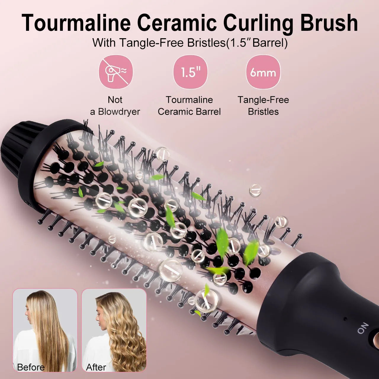 Hatteker Home Use Electric Curling Comb Long Short