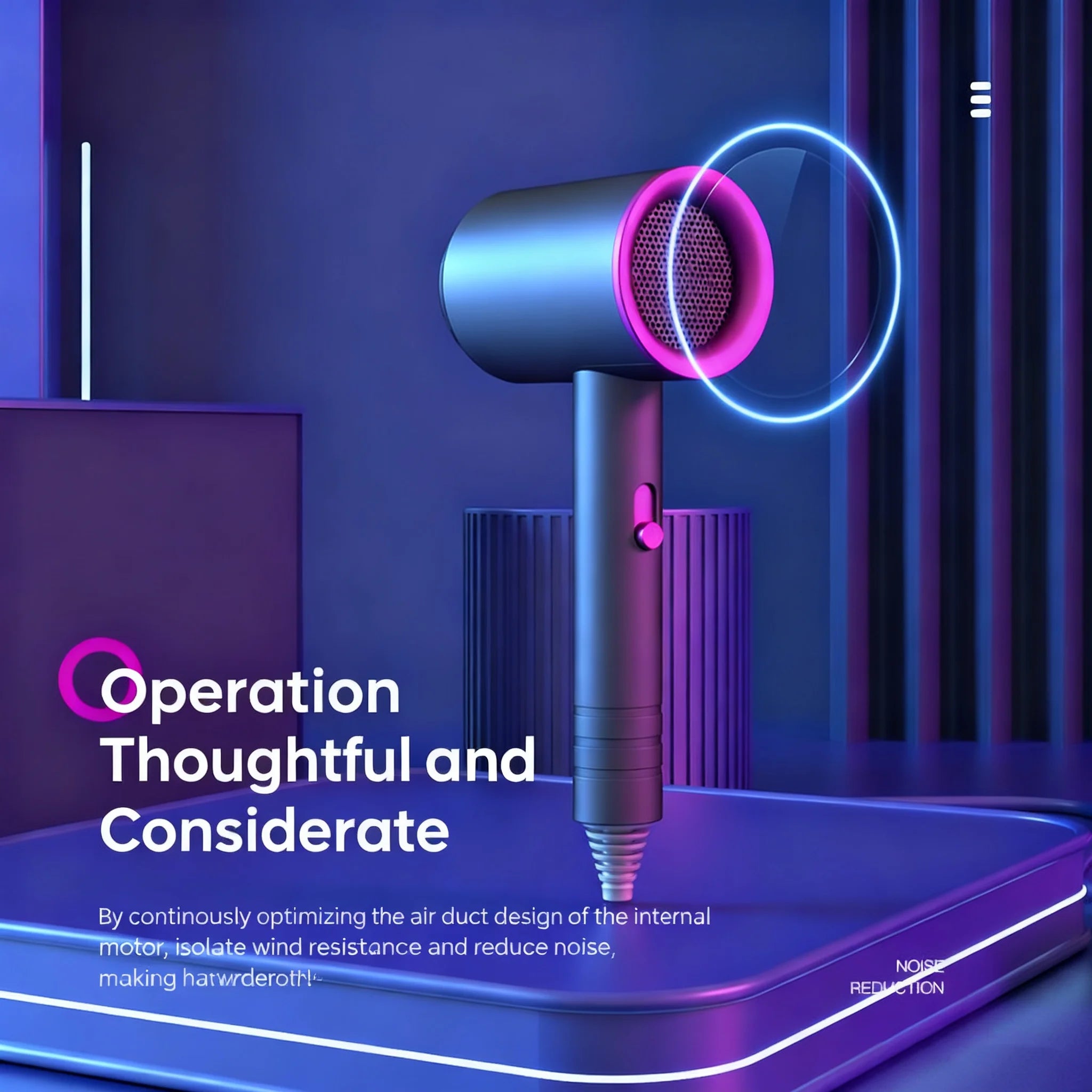 Home Use High Power Hair Dryer with Cold And Hot Air