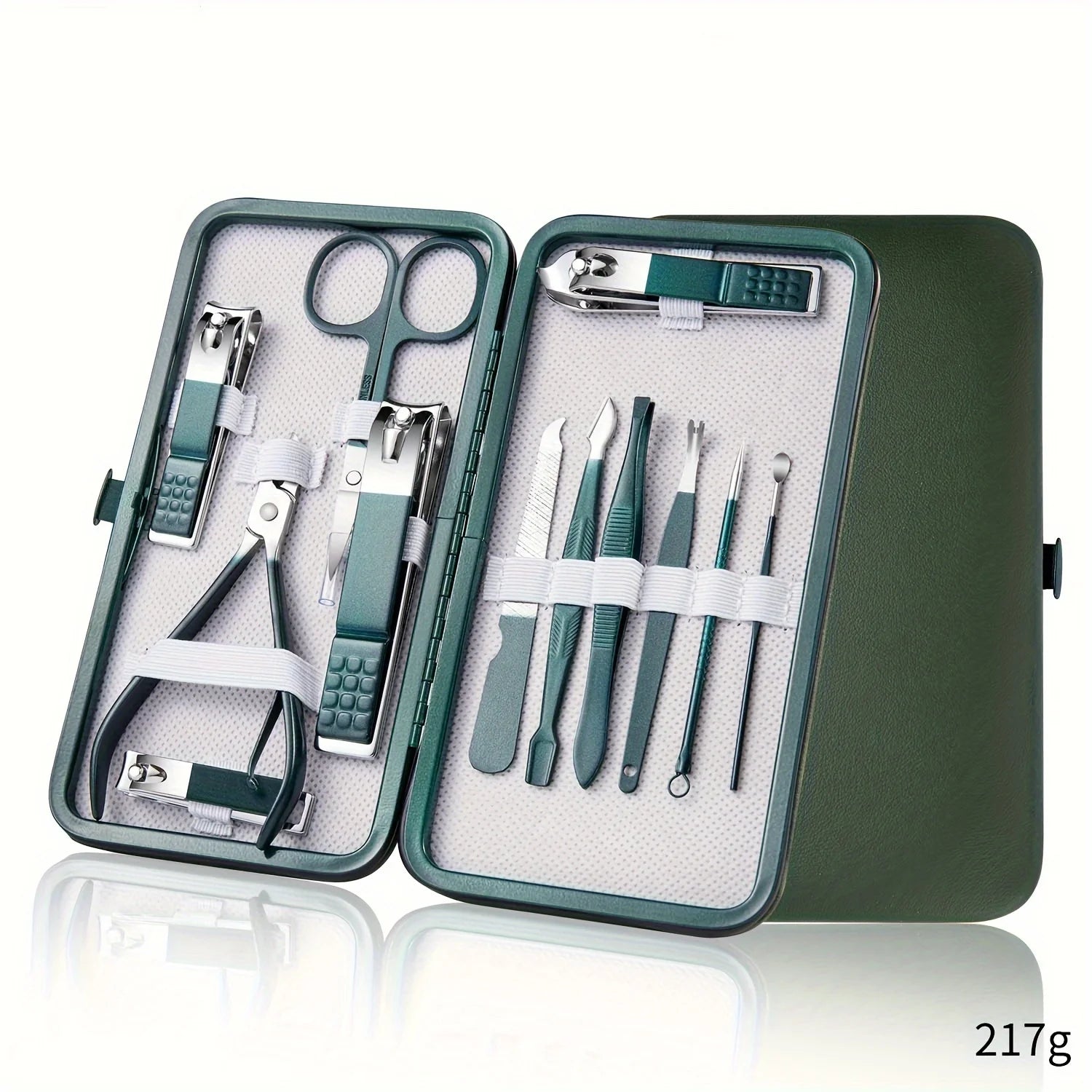 Professional 7-18 Piece Nail Care Kit Stainless Steel Manicure