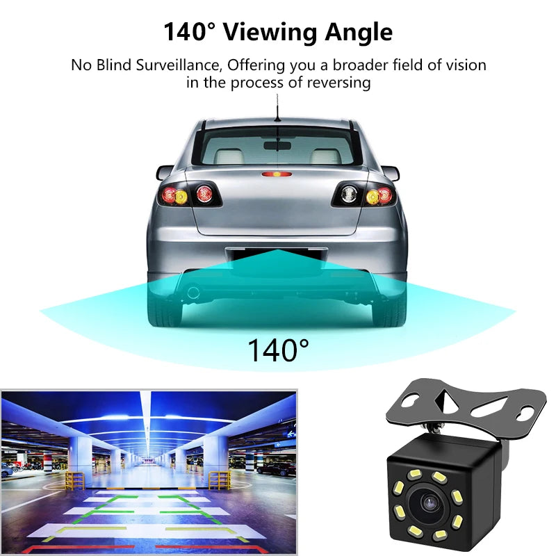 Car Rear View Camera 4 LED Night Vision Reversing