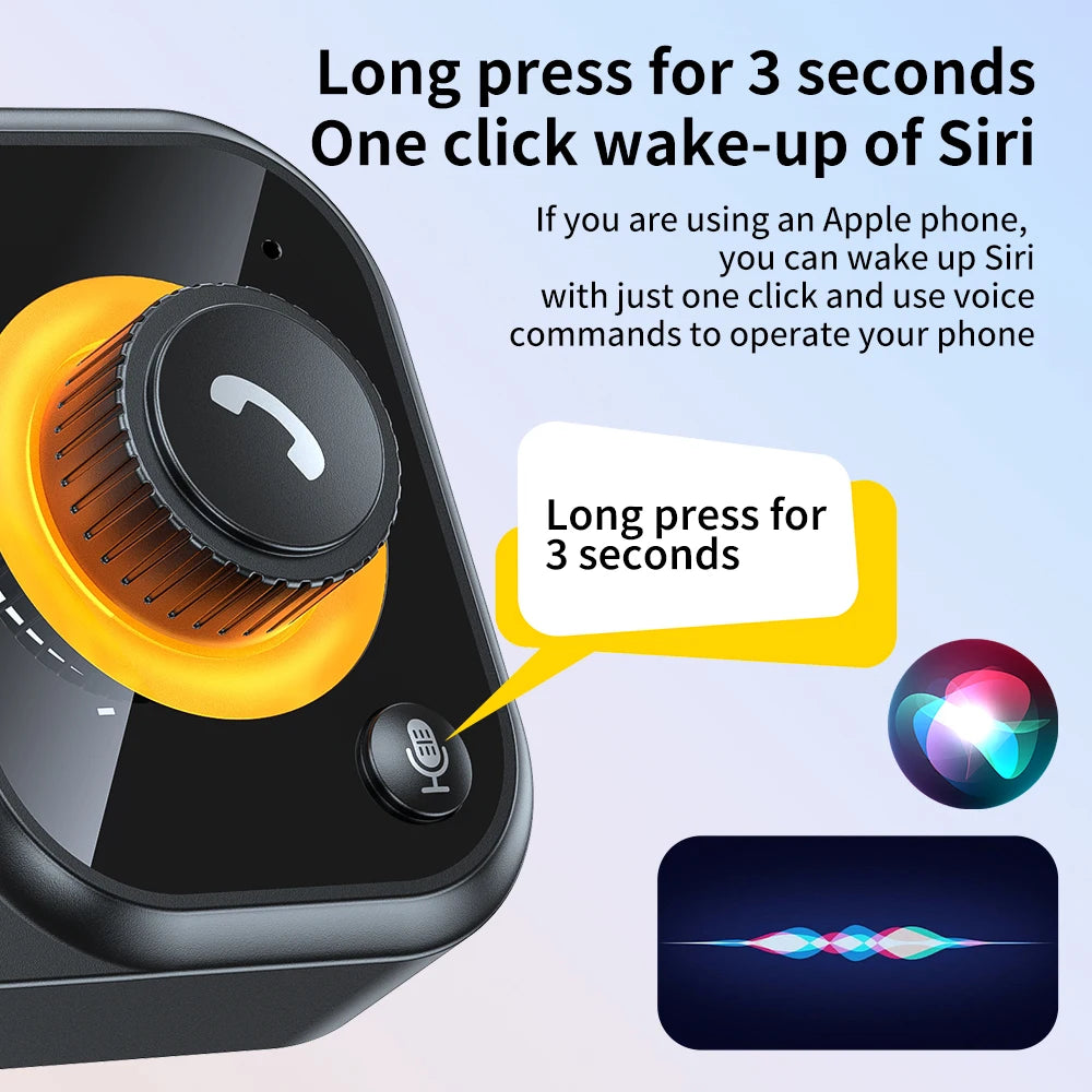 Car Bluetooth 5.4 Speaker Car Phone HandsFree Wireless Bluetooth