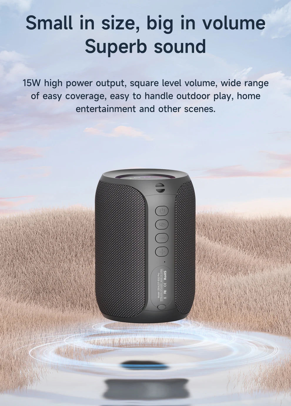 Zealot S32 pro Bluetooth Wireless Outdoor Portable