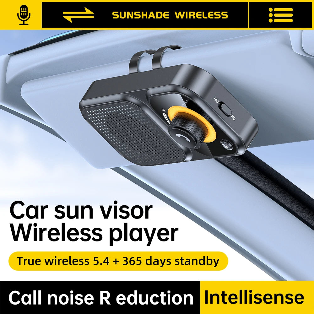 Car Bluetooth 5.4 Speaker Car Phone HandsFree Wireless Bluetooth