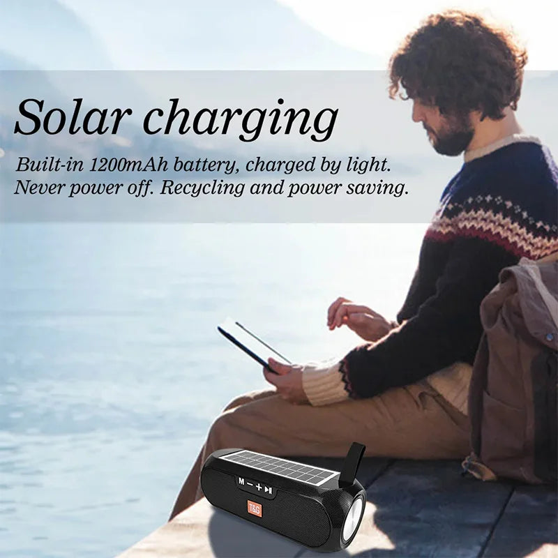 TG182 Solar with flashlight speaker Outdoor Bluetooth speaker