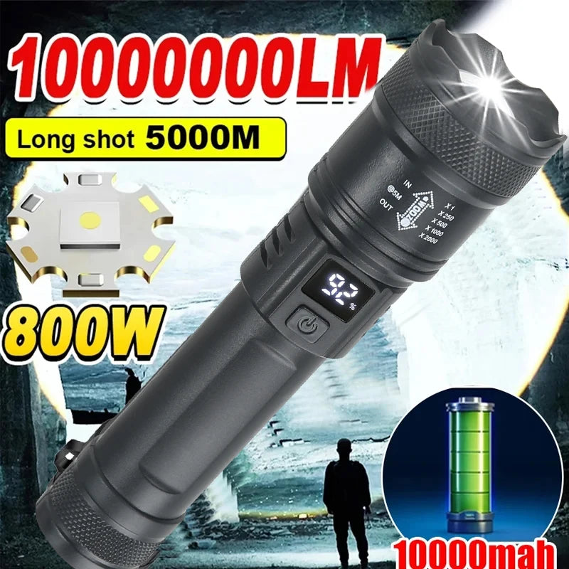 High Strong Power Led Flashlights 2000LM