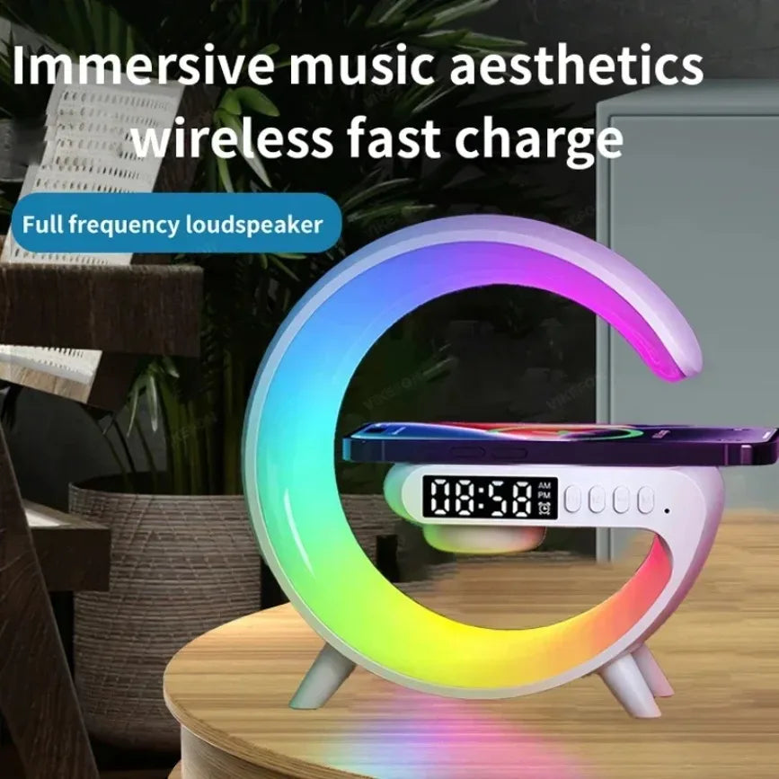 Multifunction Wireless Charger Pad Stand Speaker