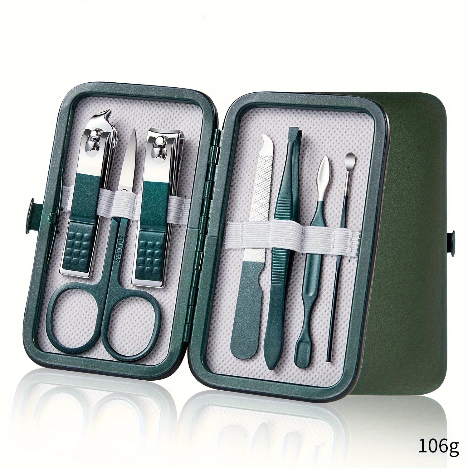 Professional 7-18 Piece Nail Care Kit Stainless Steel Manicure
