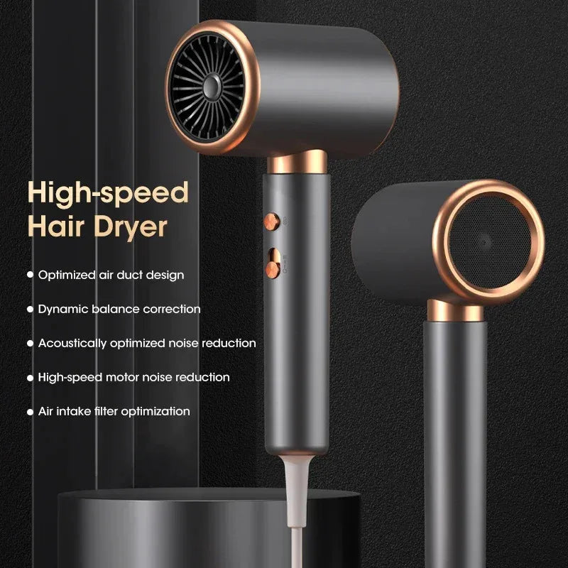 Hair Dryer High-Speed Electric Turbine Airflow