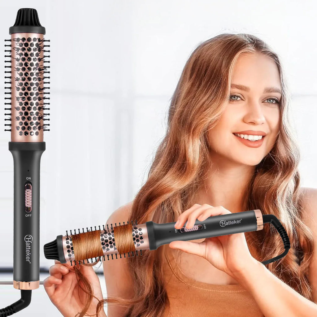 Hatteker Home Use Electric Curling Comb Long Short