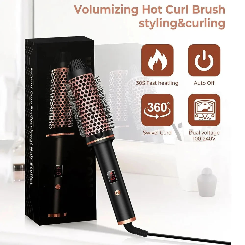 3 In 1 Ionic Hair Curler Straightener Professional Curling