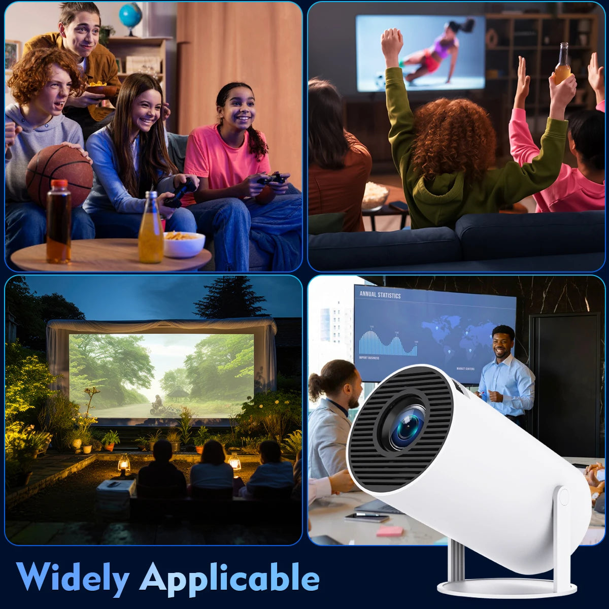 Magcubic Projector HY300 Pro 8K Android 14 Dual Wifi6