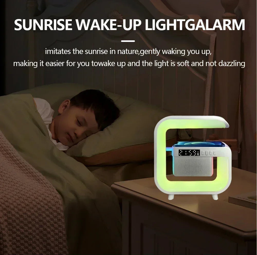 Multifunction Wireless Charger Pad Stand Speaker