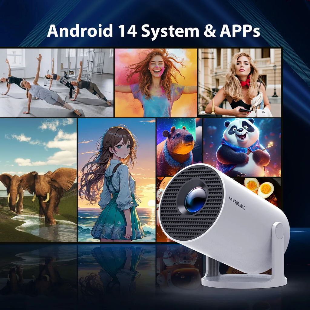 Magcubic Projector HY300 Pro 8K Android 14 Dual Wifi6