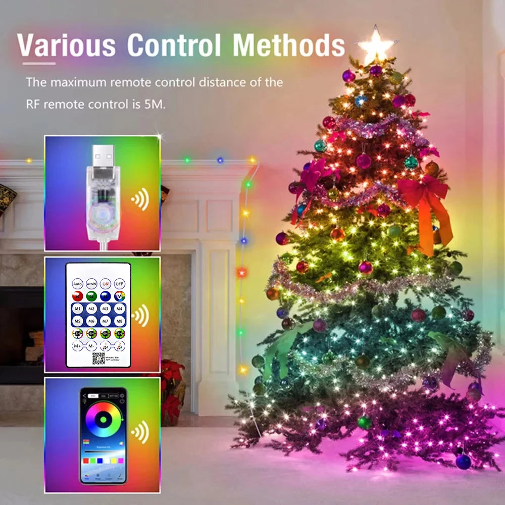 String LED Bluetooth Fairy Lights Dreamcolor RGBIC