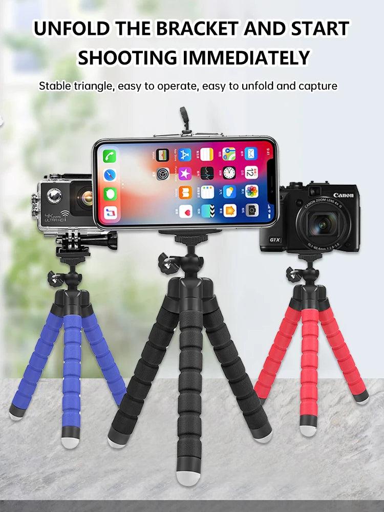 Mini Octopus Tripod Accessories for Go Pro