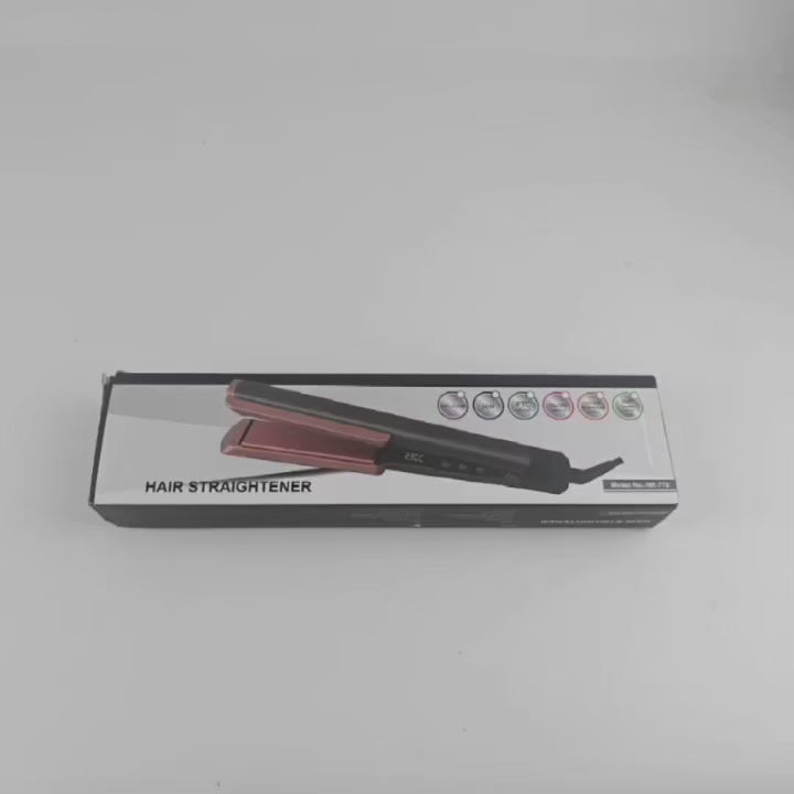 2-in-1 electric hair dryer and straightener for quick heating