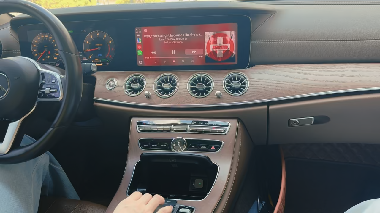 2in1 Wireless CarPlay Dongle Wireless Android Auto Adapter AI Smart Box Car Intelligent Systems For Car With Wired CarPlay